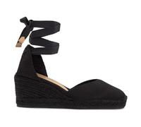 Castañer - Carina C/6/001 · Alpargata CON Cuña DE 7 CM - Shoes - Mujer - Negro - 35 EU -