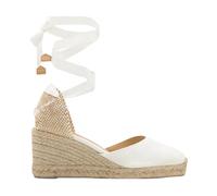 Castañer - Carina Wedge Espadrille - Shoes - Mujer - Blanco - 38 EU -