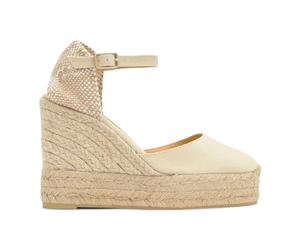 Castañer - Carol Wedge Espadrille - Shoes - Mujer - Beige - 38 EU -