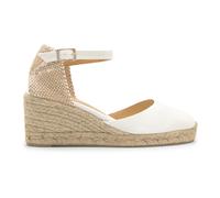 Castañer - Carol Wedge Espadrille - Shoes - Mujer - Blanco - 39 EU -