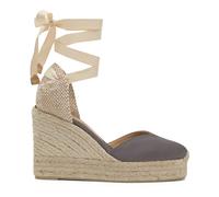 Castañer - Chiara/8Ed/006 · Alpargata CON Cuña DE 11 CM - Shoes - Mujer - Gris - 37 EU -