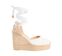 Castañer - Chiara Wedge Espadrilles - Shoes - Mujer - Blanco - 40 EU -