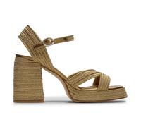 Castañer Sandalias VALLE/142 en acabados trenzados y metalizados. - Mujer color: oro talla: 39