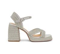 Castañer - Valle/142 · Sandalia CON Tacón DE 10 CM - Shoes - Mujer - Gris - 38 EU -