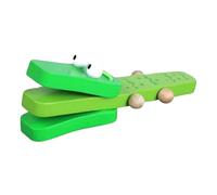 Castanets de Madera de Dibujos Animados - Instrumento de Percusiones de diseño de para niños | Juguete Musical de Mano para reproducción de Ritmo para niños pequeños, educación temprana, cla