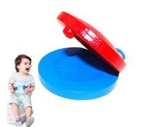 Castañuelas de madera, instrumento musical, castañuelas de dedo de madera, castañuelas de mano creativas, instrumentos de percusión de mano española para niños y niñas