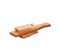 Castañuelas Kaita Clapper de 18 cm, instrumento de madera de mango hecho a mano