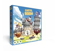 Castel Boom - Juego de Mesa Infantil | Memoria y Destreza | 2 a 4 Jugadores | Construye un Castillo | A Partir de 5 años | Kiwizou | Blackrock Games, Azul