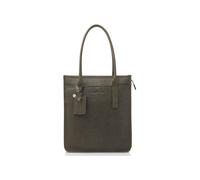 Castelijn & Beerens Carisma Bolsa de hombro Bloqueo RFID Piel natural 39 cm Compartimento para el portátil verde oliva