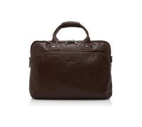 Castelijn & Beerens Firenze Maletín Bloqueo RFID Piel natural 43 cm Compartimento para el portátil marrón