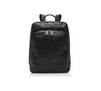 Castelijn & Beerens Firenze Mochila de negocios Bloqueo RFID Piel natural 41 cm Compartimento para el portátil negro