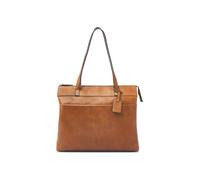 Castelijn & Beerens Lia Bolsa de compras Bloqueo RFID Piel natural 45 cm Compartimento para el portátil marrón
