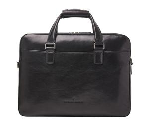 Castelijn & Beerens Maletín Paul Piel 41 cm Compartimento para portátil negro