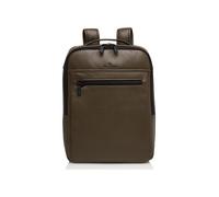 Castelijn & Beerens Nappa X Mochila de negocios Bloqueo RFID Piel natural 42 cm Compartimento para el portátil verde oliva
