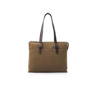 Castelijn & Beerens Nubuck Bolsa de hombro Piel natural 40 cm Compartimento para el portátil marrón