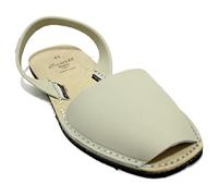 Castell 1053 - Avarcas Ibicencas Menorquinas de Color Cacao y Natural para Hombre - 48, Beige