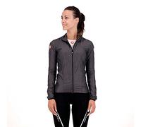 Castelli Aria Shell Mujer Chaqueta para ciclista L Gris oscuro