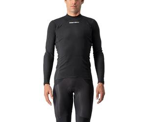 Castelli 4514531-010 Flanders Warm LS Sweatshirt, Hombre, Negro, Tamaño L