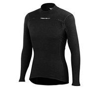 Castelli 4514531-010 Flanders Warm LS Sweatshirt, Hombre, Negro, Tamaño XL