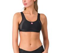 CASTELLI 4518550 Rosso Corsa Bra Women's Sports Bra Black White S