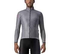 Castelli 4520058 Aria Shell Jacket Jacket Hombre Silver Gray/Dark Gray Tamaño XXL