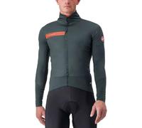 CASTELLI 4520505-303 BETA RoS JACKET Jacket Hombre ROVER GREEN/RED ORANGE Tamaño M