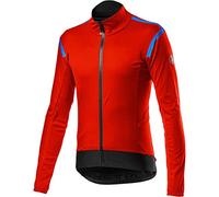 CASTELLI 4520554-656 ALPHA RoS 2 W L. JKT Women's Jacket Fiery Red/Black-Celeste L
