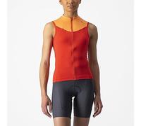 CASTELLI 4521058-081 Solaris Sleeveless Jersey Women's T-Shirt Hibiscus/Soft Orange L
