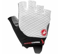 Guantes Castelli Rosso Corsa 2 blanco negro mujer - S