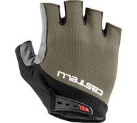 castelli 4521075-364 Entrada V Glove Guantes Ciclismo Hombre Bark Green M