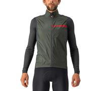 Castelli 4521512 SQUADRA STRETCH VEST Sports vest Hombre MILITARY GREEN/DARK GRAY Tamaño S