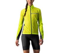 Castelli 4521529 SQUADRA ST. W JKT Jacket Mujer YELLOW FLUO/DARK GRAY Tamaño S