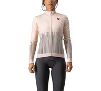 Castelli 4521532-594 Sorpresa Jersey FZ Camiseta Larga Soft Pink/Dark Gray XL