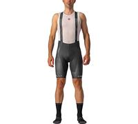 CASTELLI 4522002-030 Free Aero RC Bib - Pantalones Cortos para Hombre, Color Gris Oscuro/Blanco XS, Dark Gray/White, XS