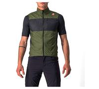 CASTELLI 4522010-316 Unlimited Puffy Vest Jacket Hombre Light Military Gray/Dark Gray Tamaño M
