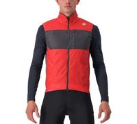 CASTELLI 4522010-642 UNLIMITED PUFFY VEST Jacket Hombre POMPEIAN RED/DARK GRAY Tamaño S