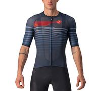Castelli 4522015 Climber's 3.0 SL JRS T-Shirt Hombre Savile Blue/Red Tamaño XL