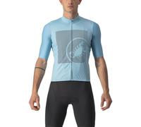 Castelli 4522018 BAGARRE Jersey T-Shirt Hombre Celeste/Savile Blue Tamaño XXL
