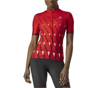 CASTELLI 4522059-023 Pendio Jersey Camiseta Mujer Red/Burdeos, White L