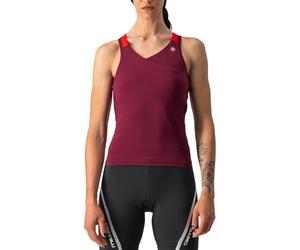 Castelli 4522062-421 Solaris Top Sudadera Mujer Burdeos/Rojo XS