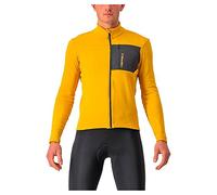 CASTELLI 4522505-755 UNLTD Trail Jersey Sweatshirt Hombre Goldenrod/Dark Gray Tamaño XXL