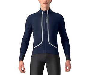 CASTELLI 4522508-414 FLIGHT JACKET AIR Men's Jacket Savile Blue/Silver Gray-Stell M