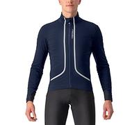 CASTELLI 4522508-414 FLIGHT JACKET AIR Men's Jacket Savile Blue/Silver Gray-Stell XL