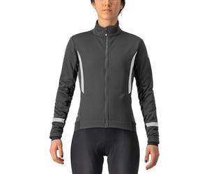 CASTELLI 4522542-085 DINAMICA 2 JACKET Jacket Mujer LIGHT BLACK/WHITE REFLEX Tamaño L