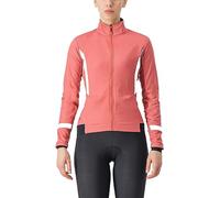 CASTELLI 4522542-654 DINAMICA 2 JACKET Jacket Mujer MINERAL RED/WHITE REFLEX Tamaño S