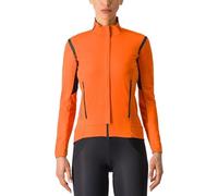 CASTELLI 4522543-857 PERFETTO RoS 2 W JKT Jacket Mujer RED ORANGE/BLACK Tamaño L