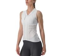 Castelli 4523043 Anima 4 Sleeveless Sweatshirt Mujer Ivory/Light Black Tamaño L