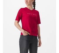 CASTELLI 4523047-611 Trail Tech 2 W tee Women's T-Shirt Dark Red L