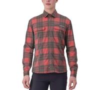 CASTELLI 4523524-642 Unlimited Flannel Shirt Hombre Pompeian Red/Black Tamaño XXL
