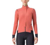 CASTELLI 4523542-654 ALPHA F.ROS W JKT Jacket Unisex MINERAL RED/BLACK Tamaño XS
